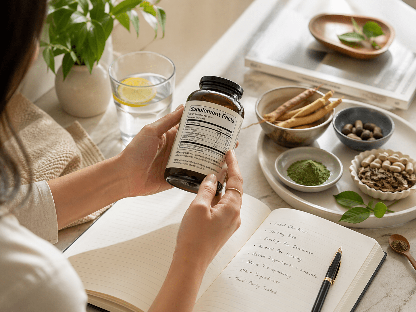 How to Read a Supplement Label: Serving Size, Ingredients, and Blend Transparency - Sorrelo Wellness