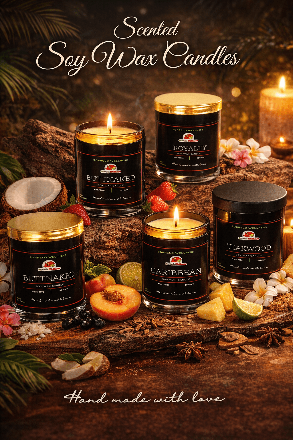 Luxury Candles - Sorrelo Wellness 