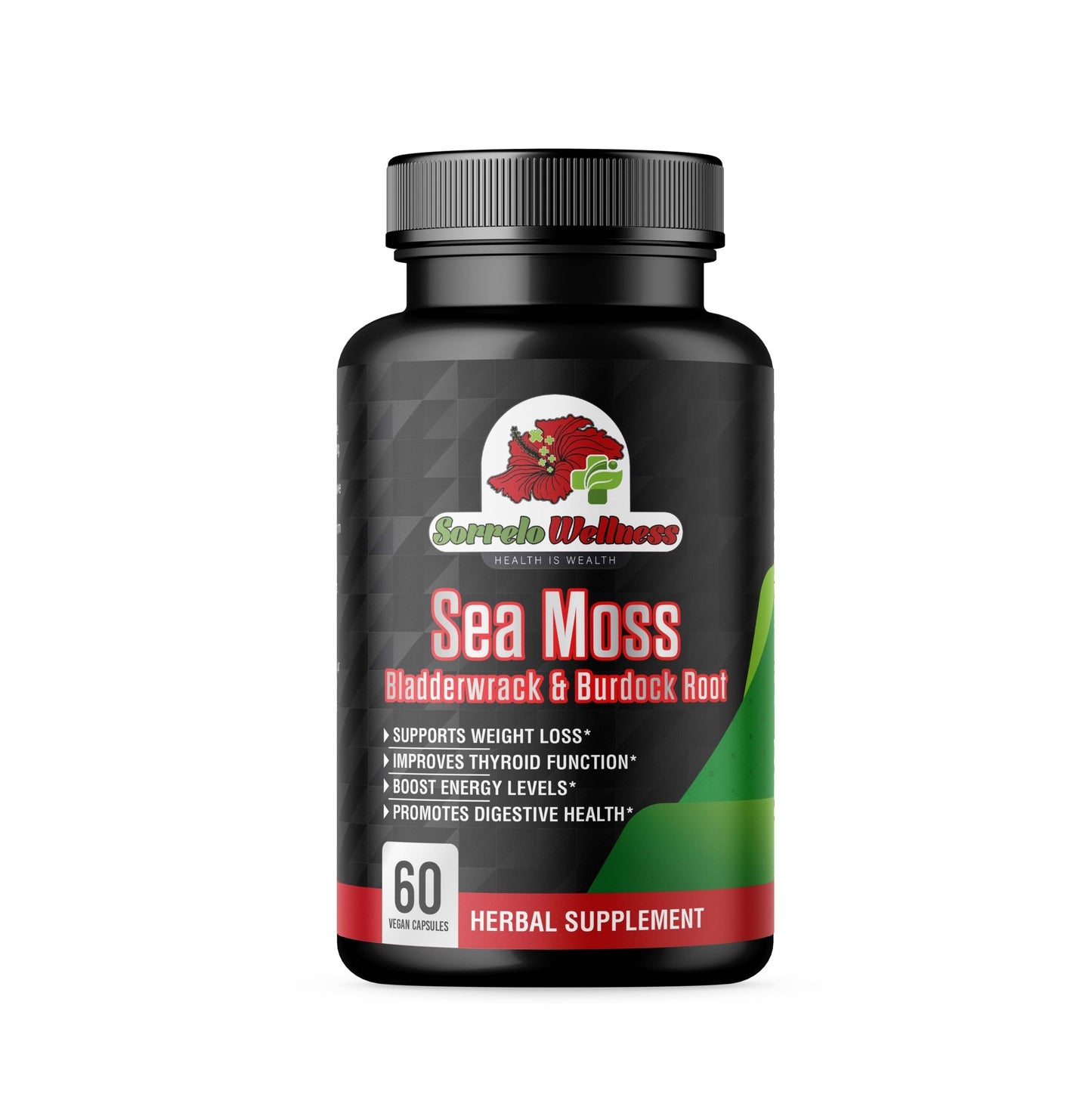Seamoss Bladderwrack & Burdock Root - Sorrelo Wellness